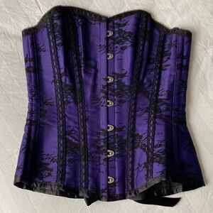 Corset Story Brand Purple Lace Corset